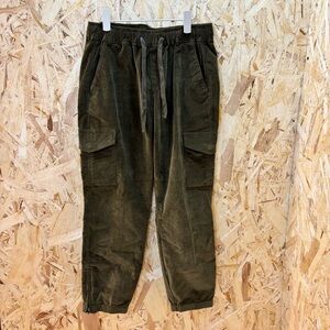Sanctuary - NWOT Dark Olive Velvet Cargo Pants